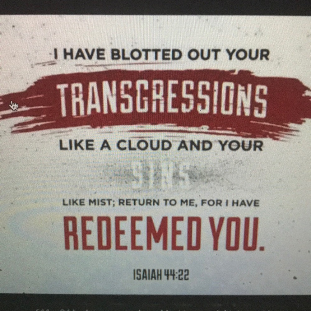 He will remember no more